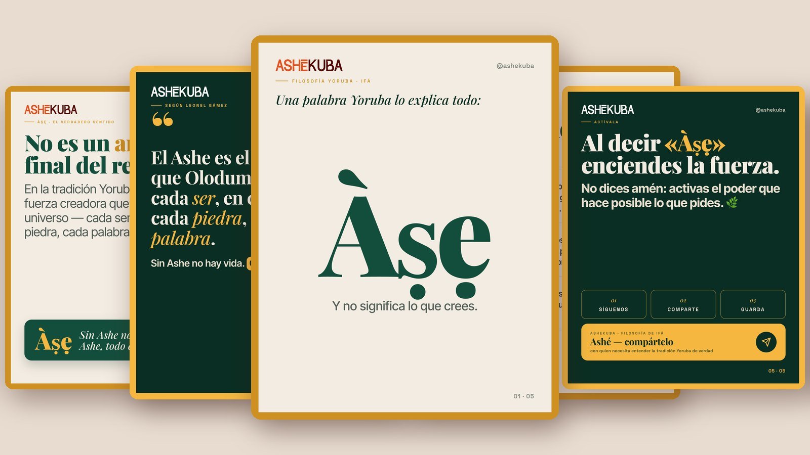 Qué significa Ashé: la fuerza que no es un amén