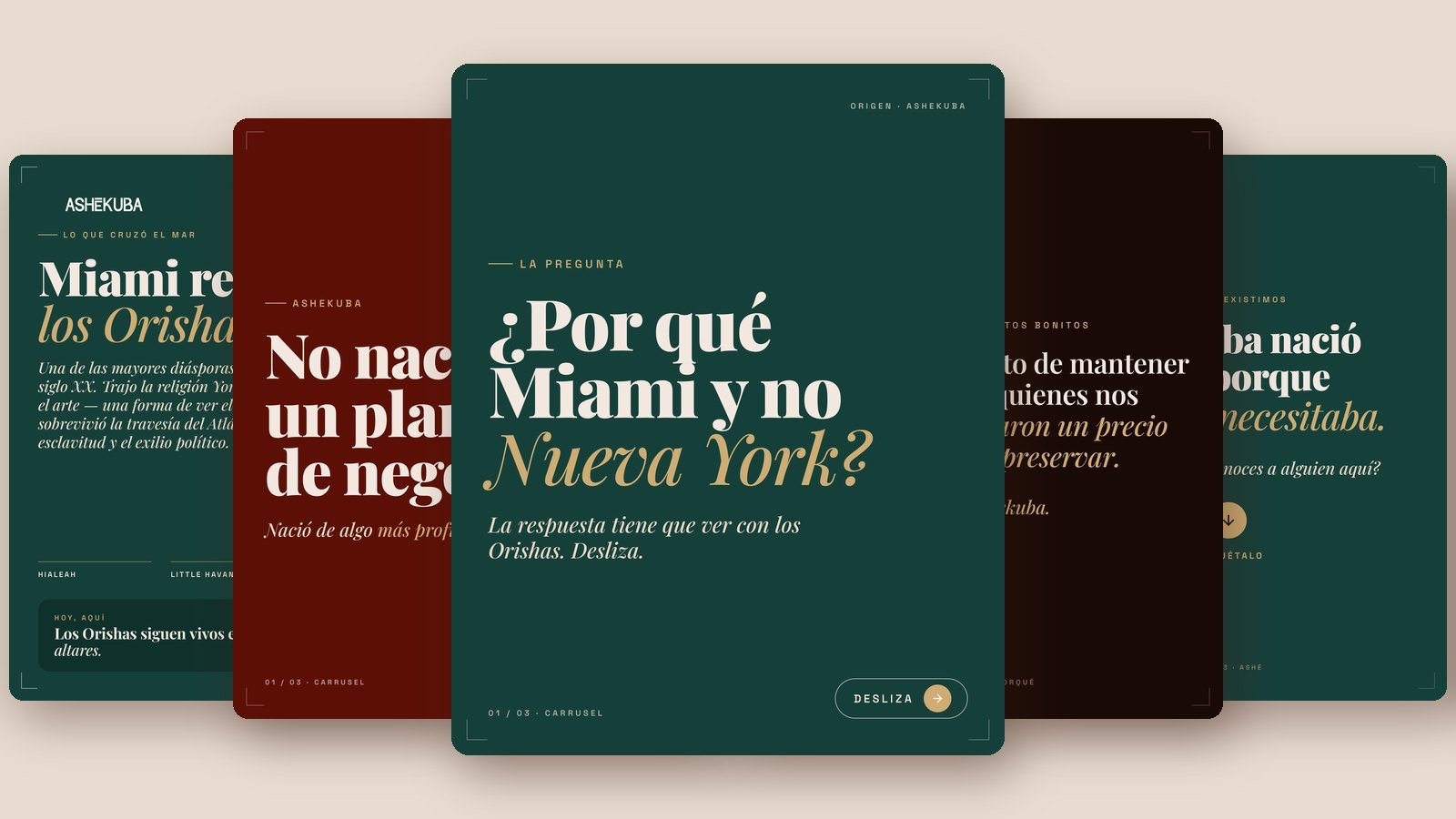 Orishas en Miami: por qué Ashekuba nació aquí