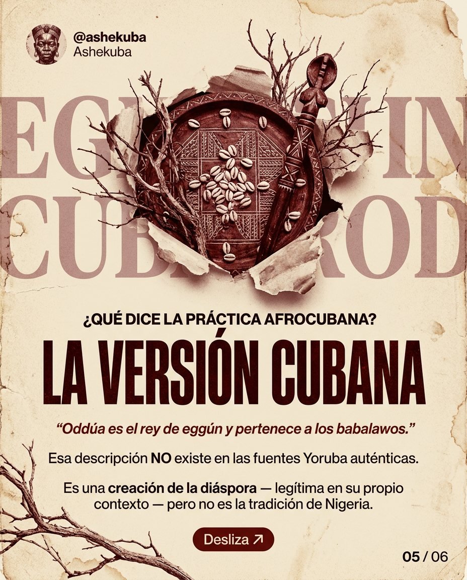 Oduduwa: la versión cubana