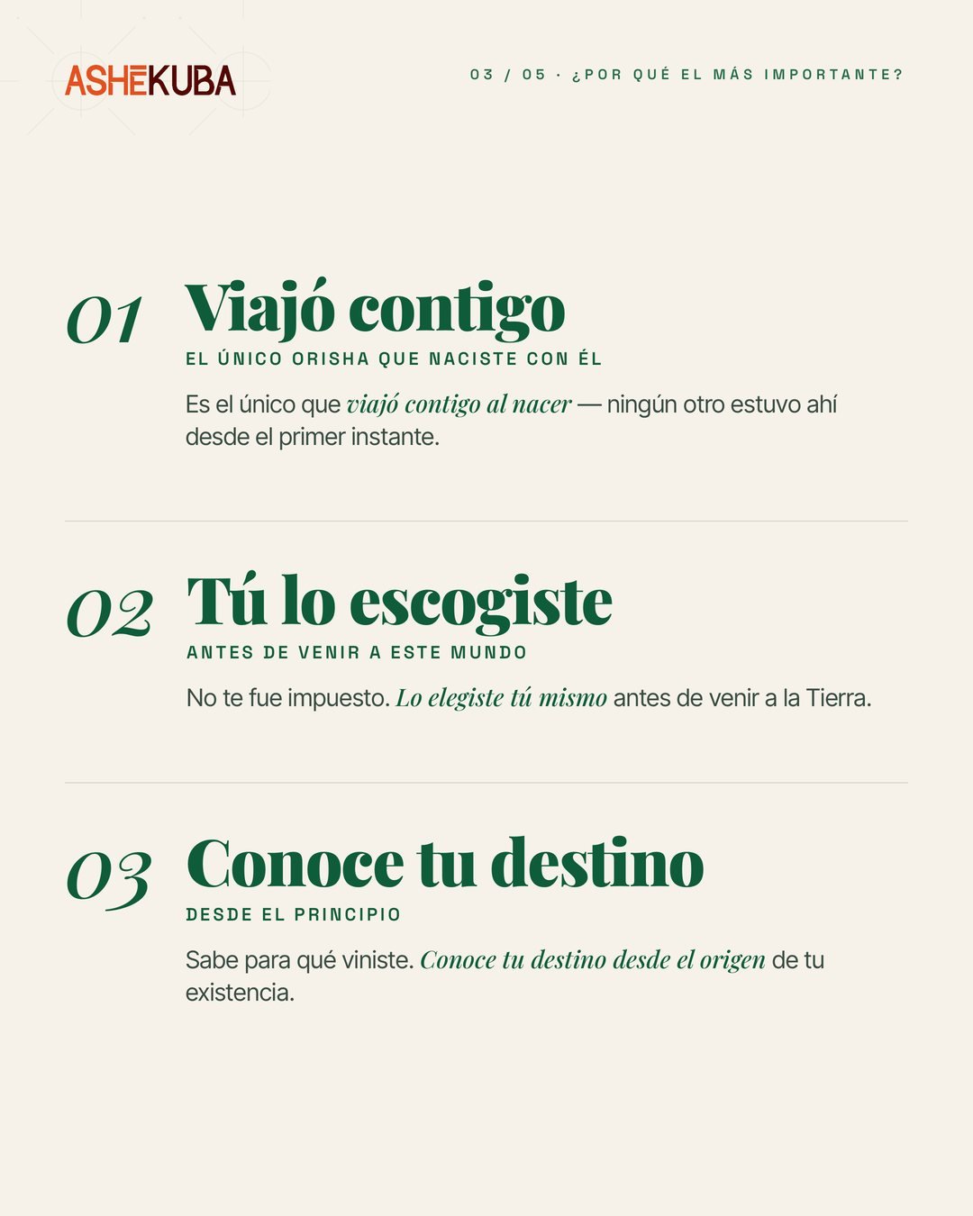 Por qué el Orí es tu deidad más personal