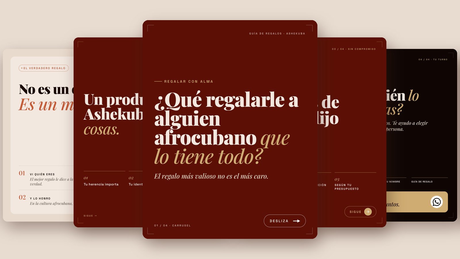 Regalo afrocubano: guía de Ashekuba para regalar con significado