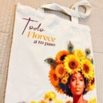 Bolsa de lienzo de Oshún de Ashekuba con asas