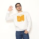 Sudadera de Oshún color blanco, diseño Máaférefún Oshún – Ashekuba
