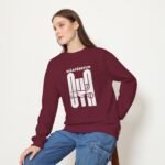 Sudadera de Oyá color vino, diseño Máaférefún Oyá – Ashekuba