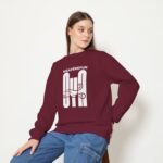 Sudadera de Oyá color vino, diseño Máaférefún Oyá – Ashekuba