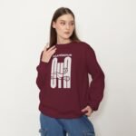 Sudadera de Oyá color vino, diseño Máaférefún Oyá – Ashekuba