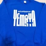 Sudadera de Yemayá color azul, diseño Máaférefún Yemayá – Ashekuba