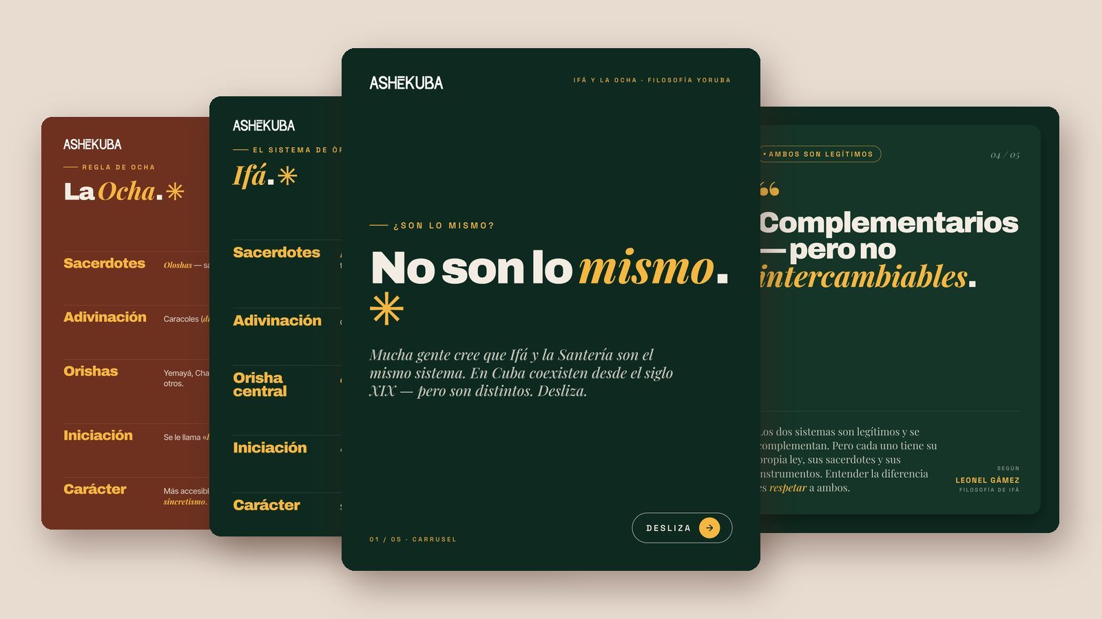 Ifá y Ocha: por qué no son lo mismo