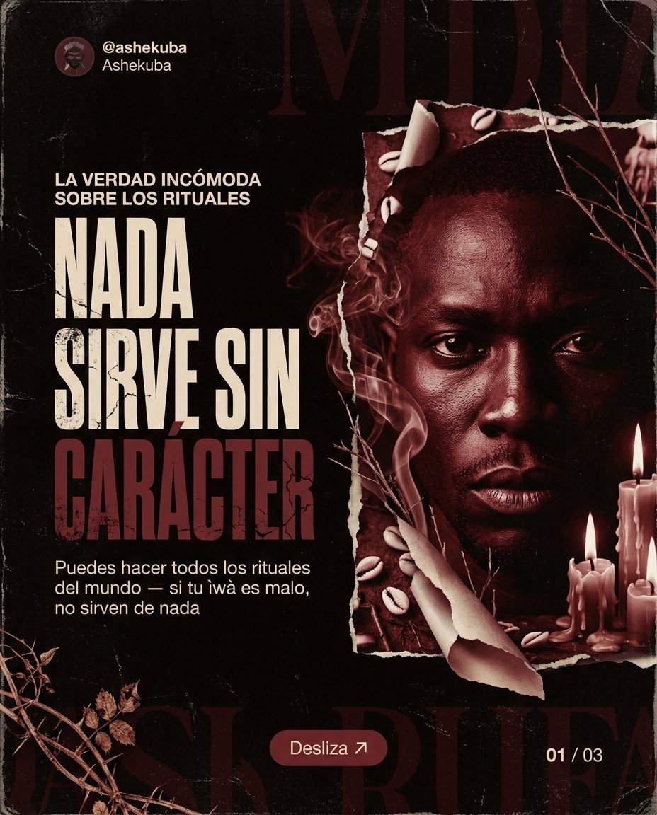 Nada sirve sin carácter: la verdad incómoda sobre los rituales
