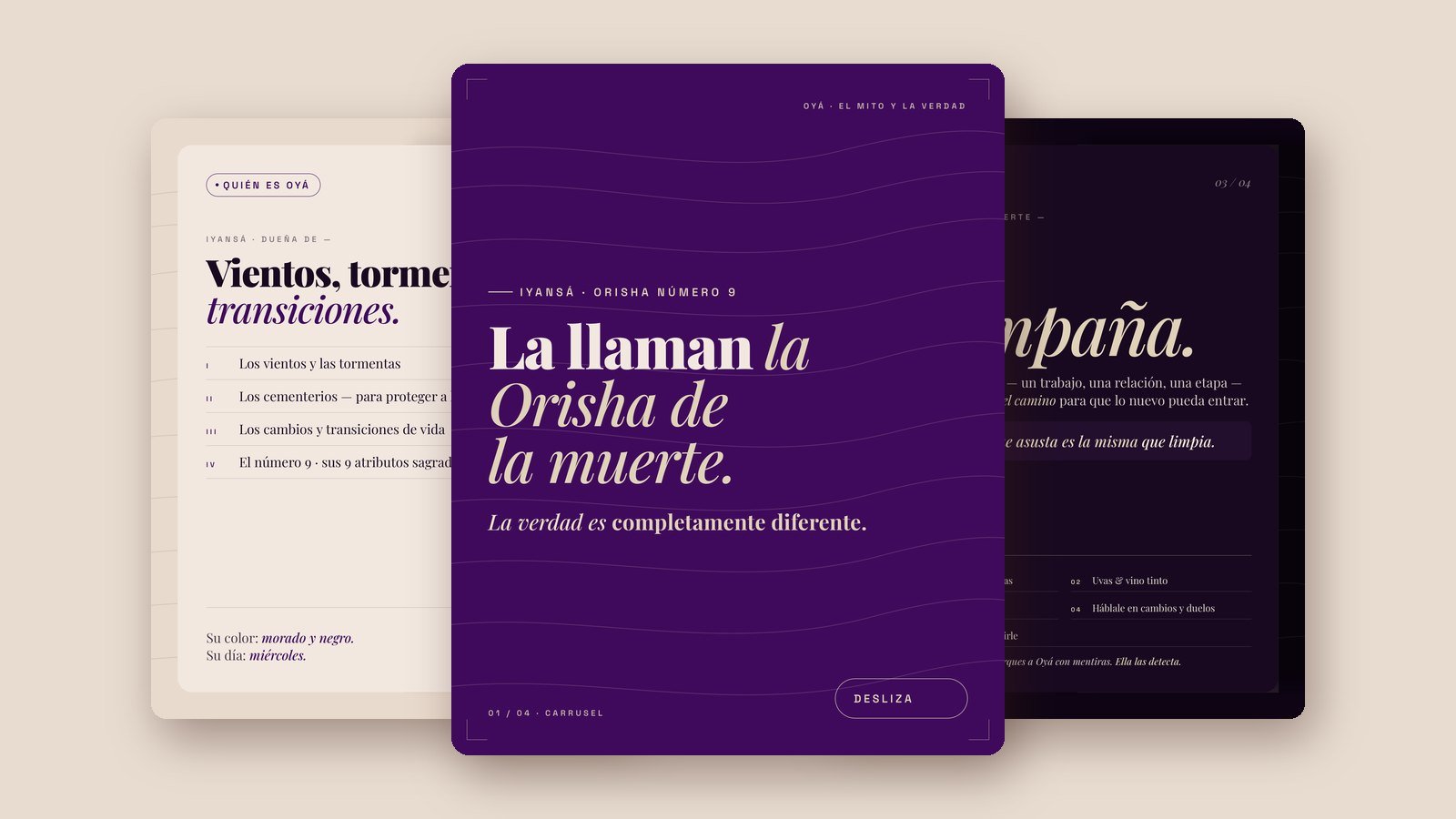 Orisha Oyá: la llaman la Orisha de la muerte, pero la verdad es diferente
