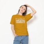 Camiseta With my Mother's Ashé Oshún color amarillo, diseño With my Mother's Ashé Oshún – Ashekuba