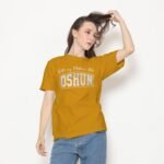Camiseta With my Mother's Ashé Oshún color amarillo, diseño With my Mother's Ashé Oshún – Ashekuba