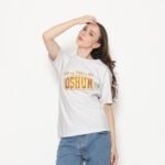 Camiseta With my Mother's Ashé Oshún color blanco, diseño With my Mother's Ashé Oshún – Ashekuba