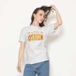 Camiseta With my Mother's Ashé Oshún color blanco, diseño With my Mother's Ashé Oshún – Ashekuba