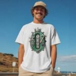 Camiseta de Ogún color blanco, diseño Ogún – Ashekuba