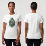 Camiseta de Ogún color blanco, diseño Ogún – Ashekuba