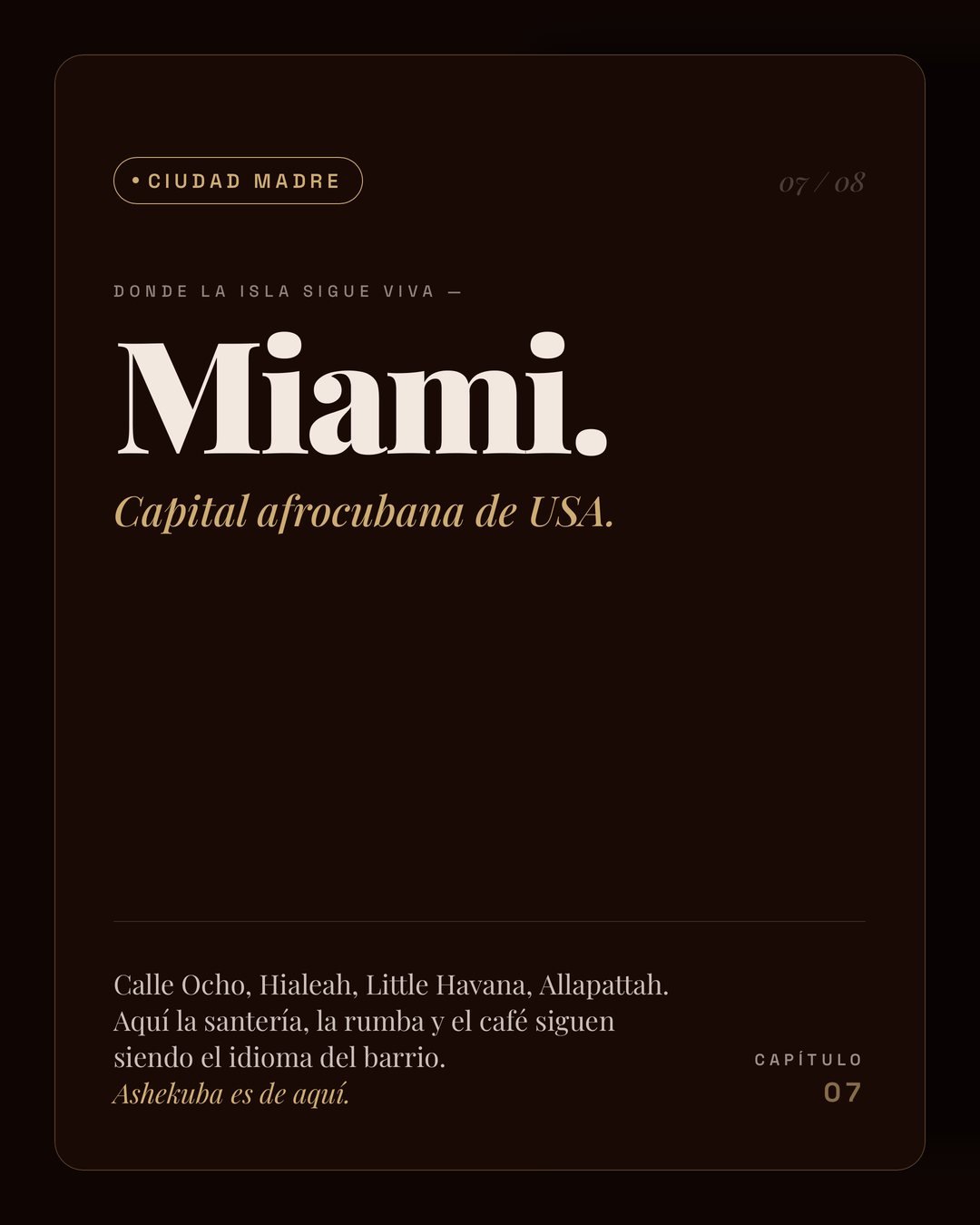 Miami, capital afrocubana de Estados Unidos