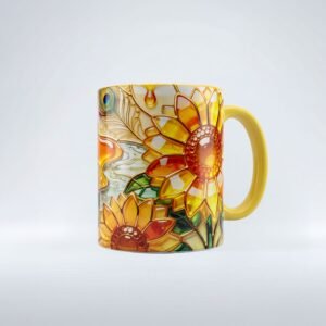 Taza de Oshún – Vitral de girasoles – foto 1