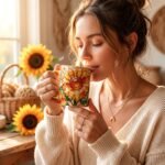 Taza de Oshún – Vitral de girasoles – foto 9