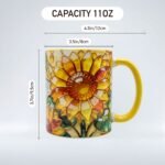 Taza de Oshún – Vitral de girasoles – foto 12