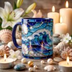 Taza de Yemayá – Vitral marino – foto 2