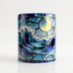 Taza de Yemayá – Vitral marino – foto 3