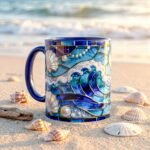 Taza de Yemayá – Vitral marino – foto 9