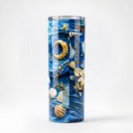 Termo de Yemayá 20 oz – Ancla y flores – foto 3